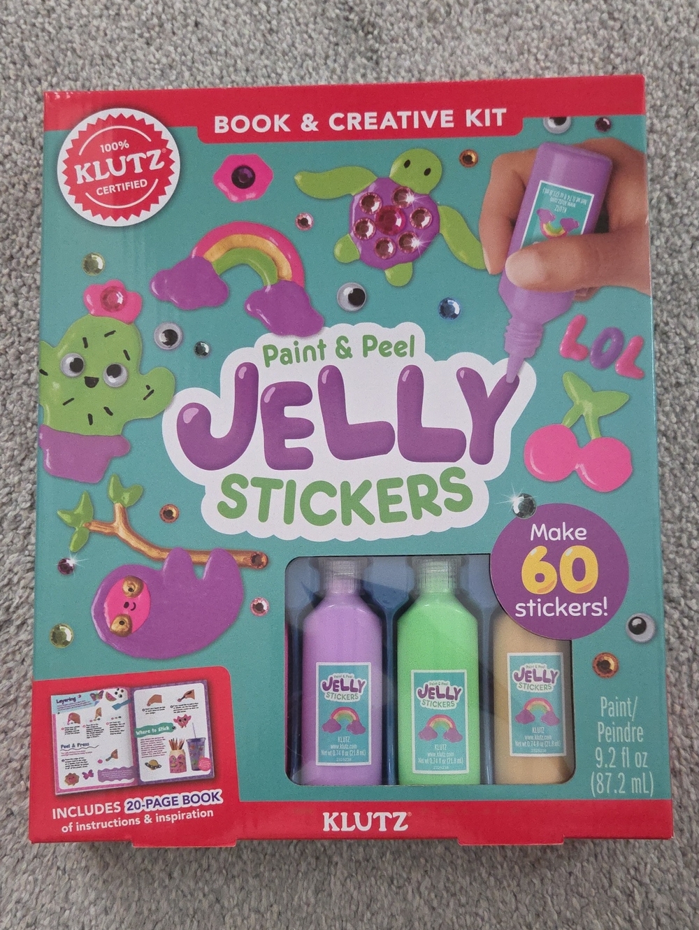 Klutz  | Paint & Peel Jelly Stickers